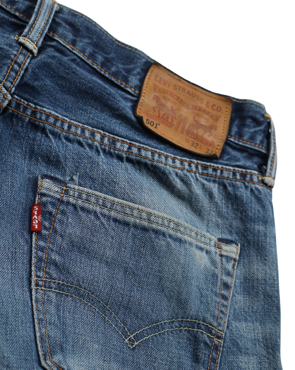 Jean Levi's 501 bleu patine