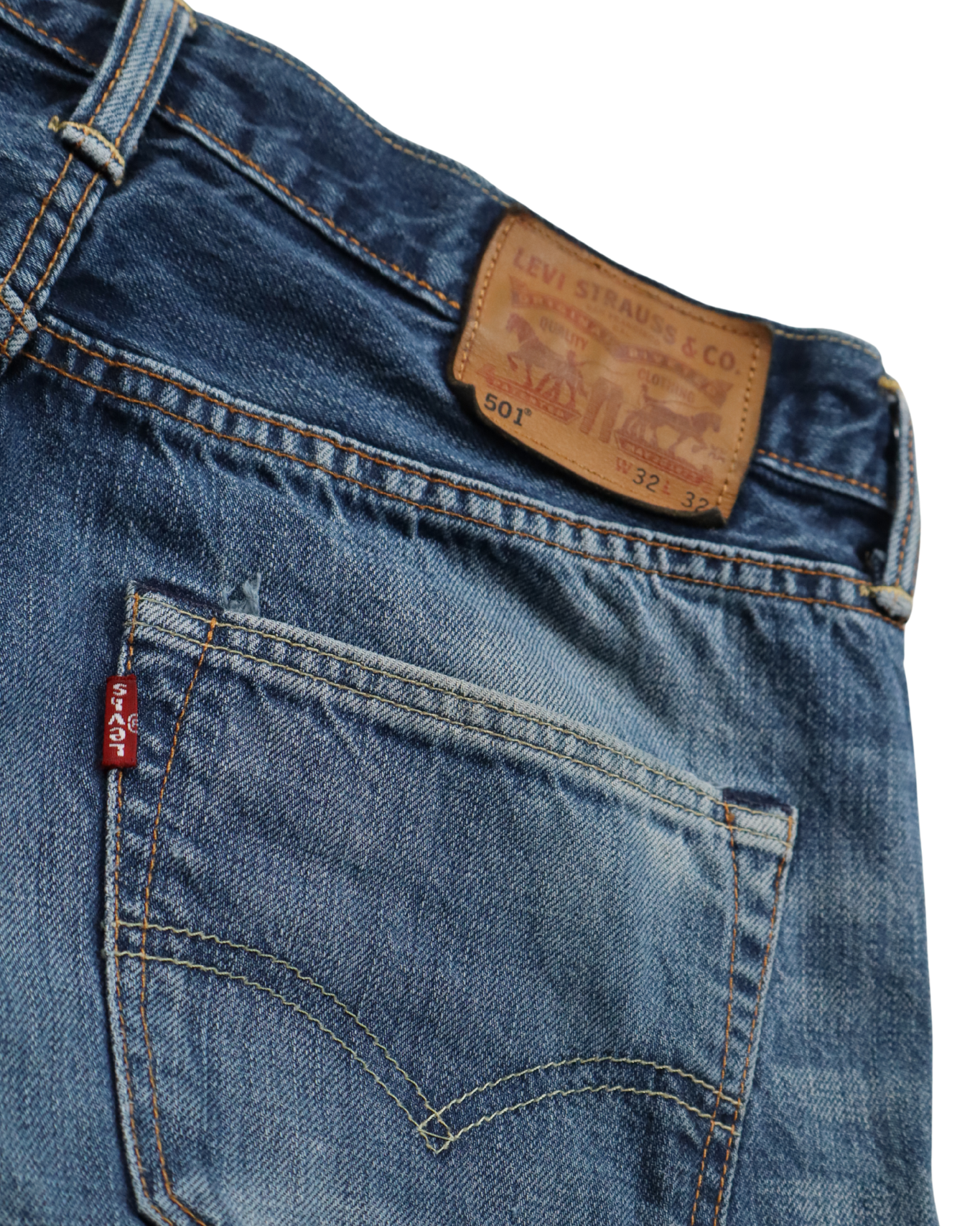 Jean Levi's 501 bleu patine