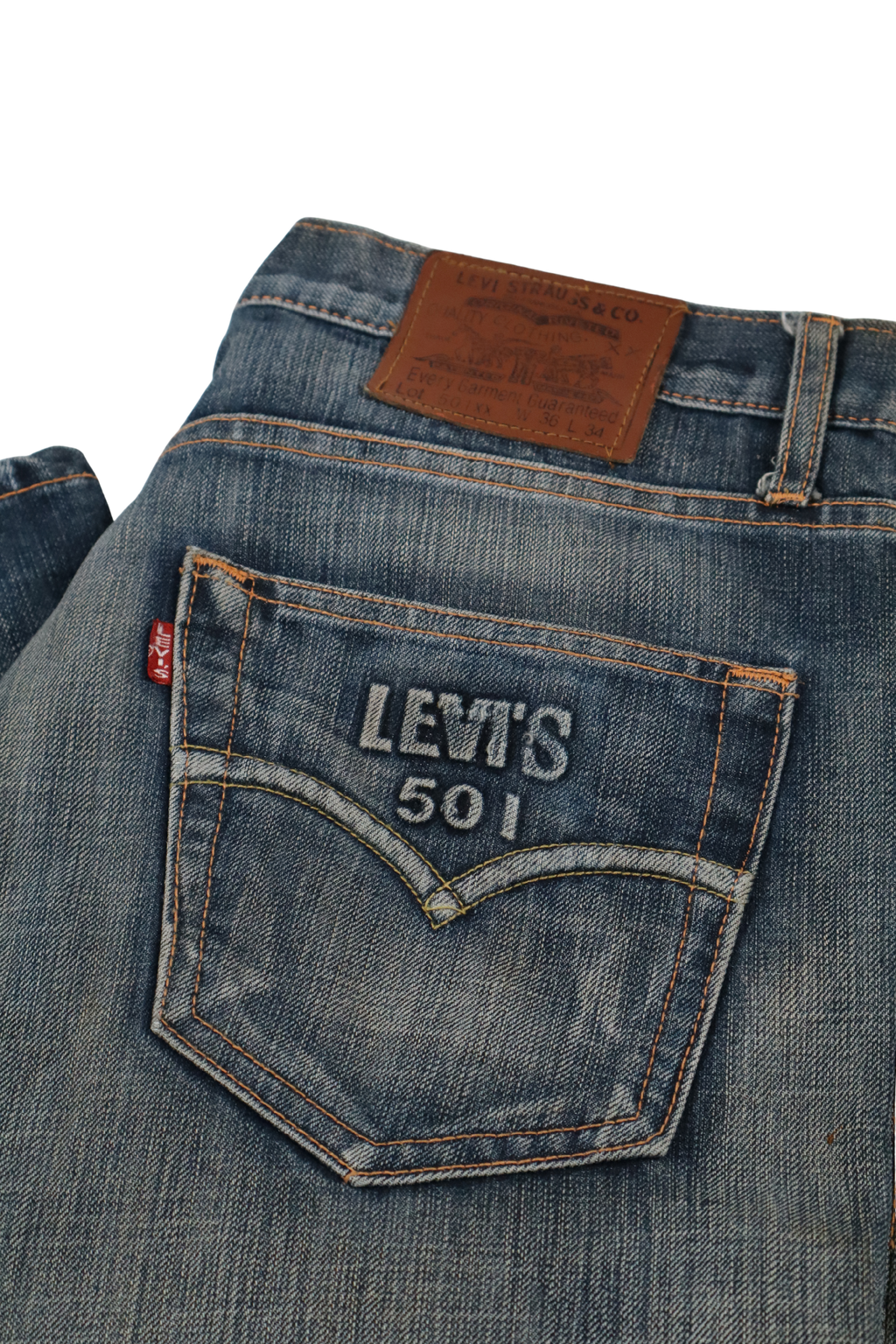 Jean Levi's 501 bleu patine