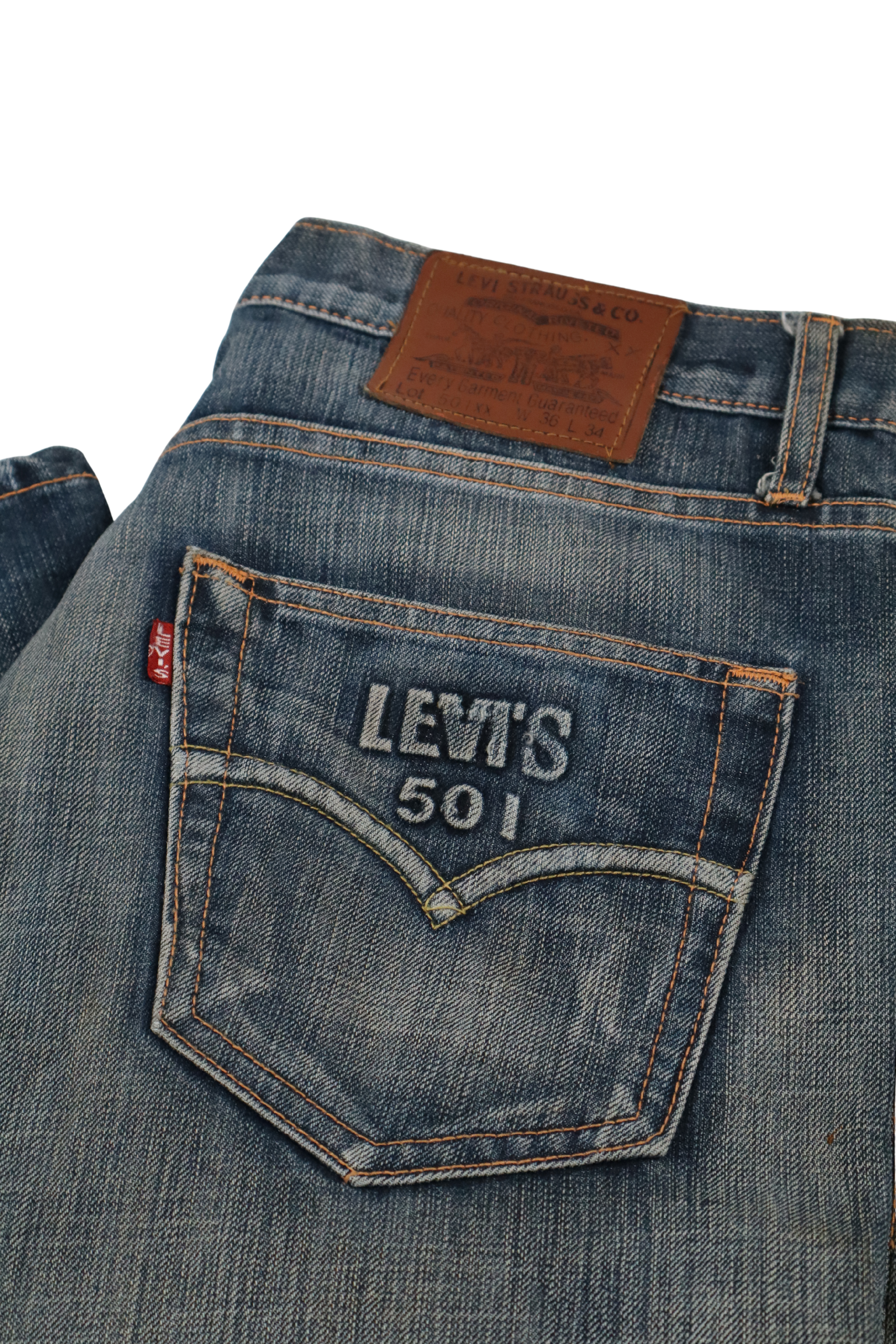 Jean Levi's 501 bleu patine