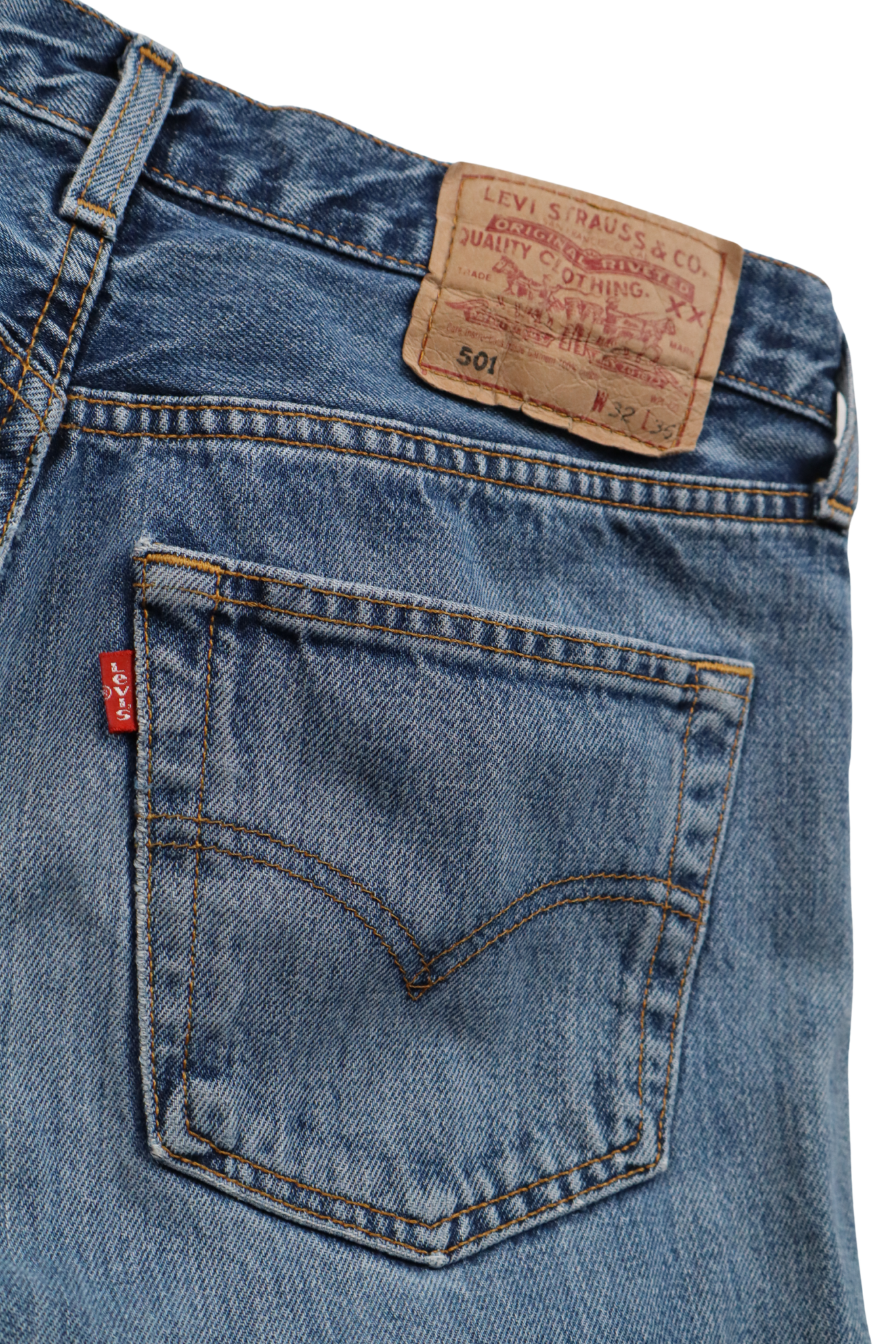 Jean Levi's 501 denim bleu
