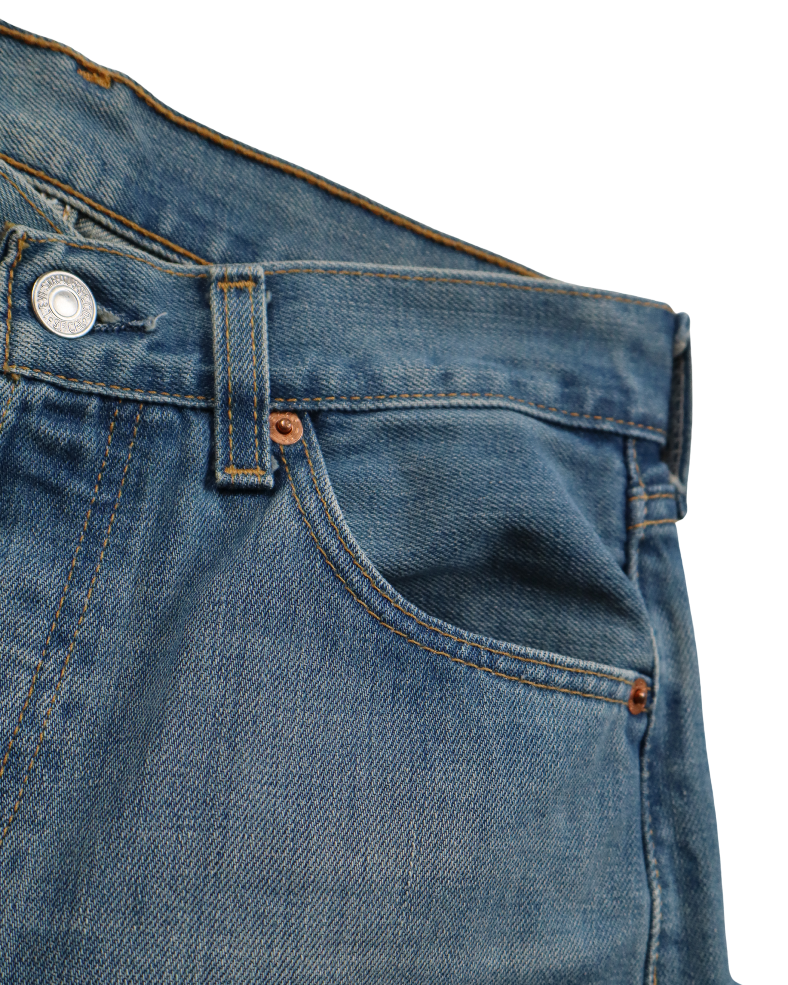 Jean Levi's 501 bleu clair patine