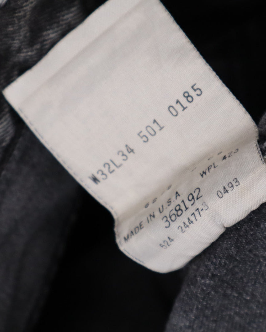 Jean Levi's 501 bleu clair patine