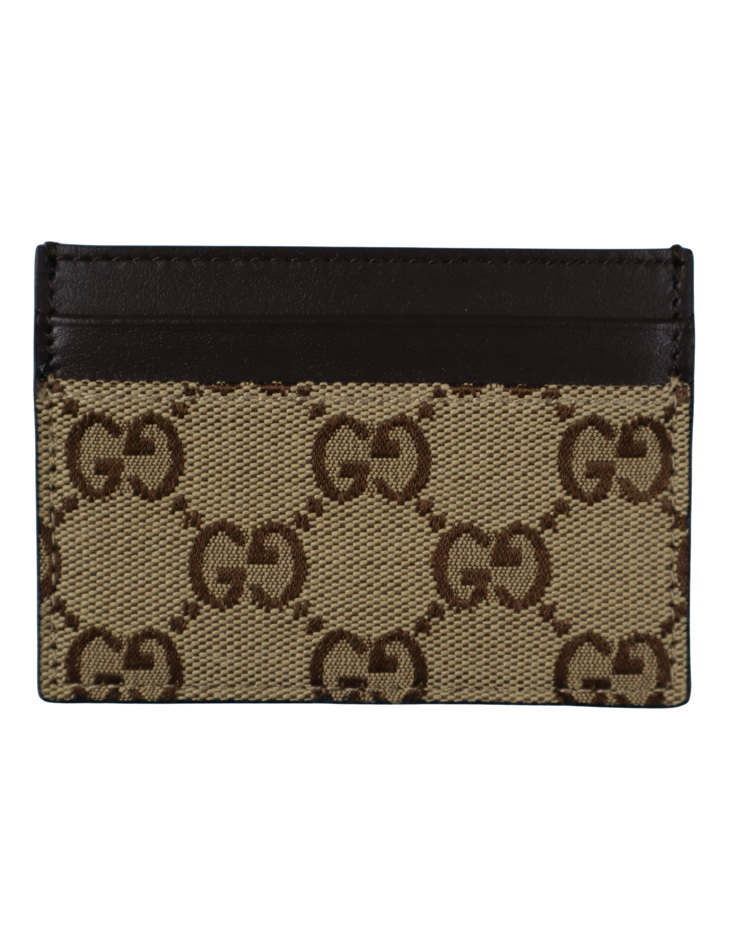 Porte-cartes Gucci denim beige