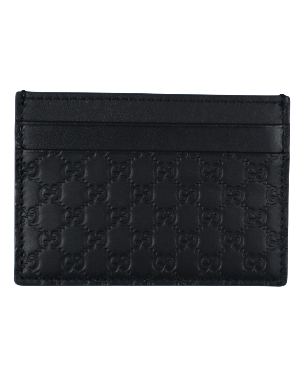 Porte-cartes Gucci cuir noir