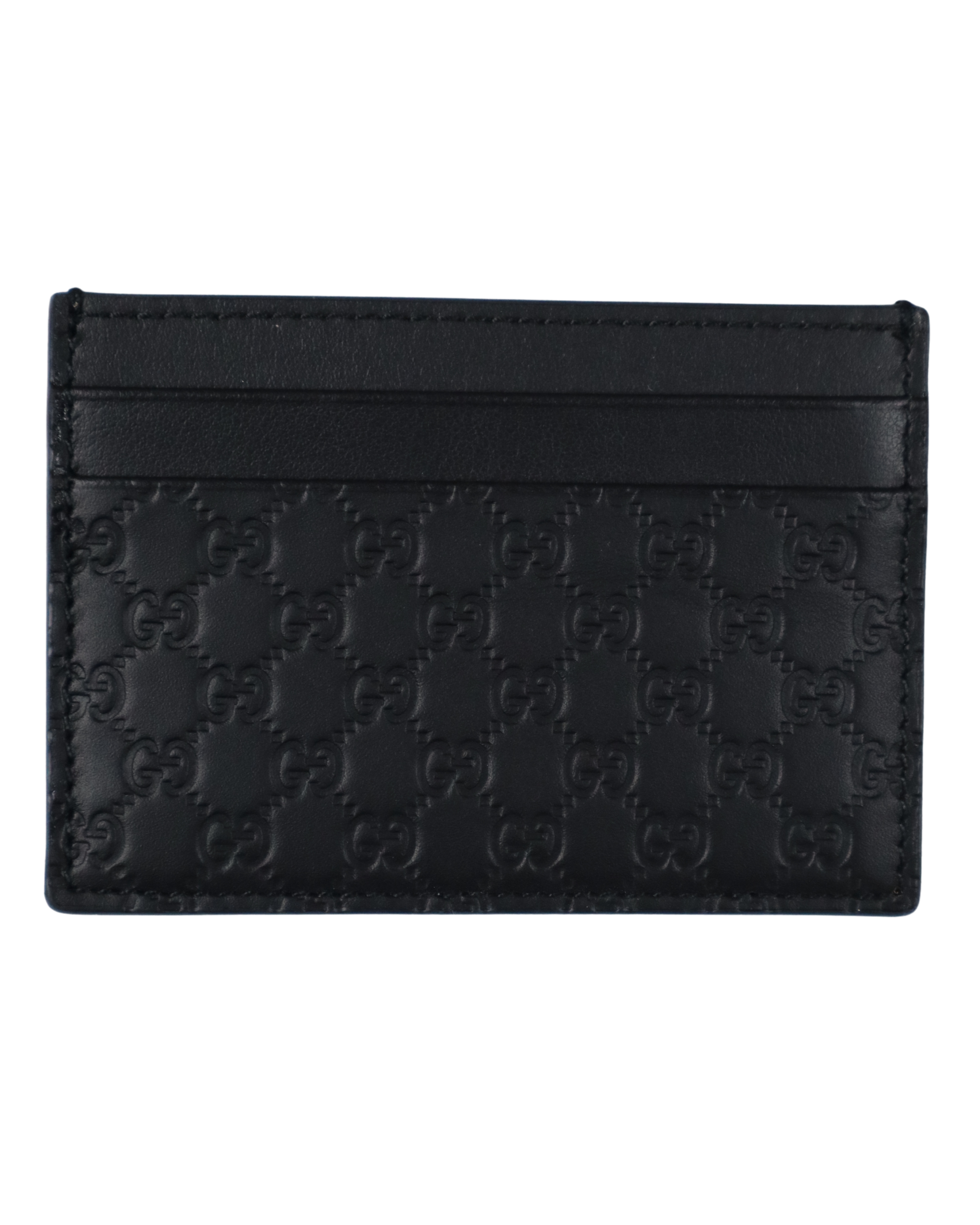 Porte-cartes Gucci cuir noir