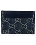 Porte-cartes Gucci denim bleu royal