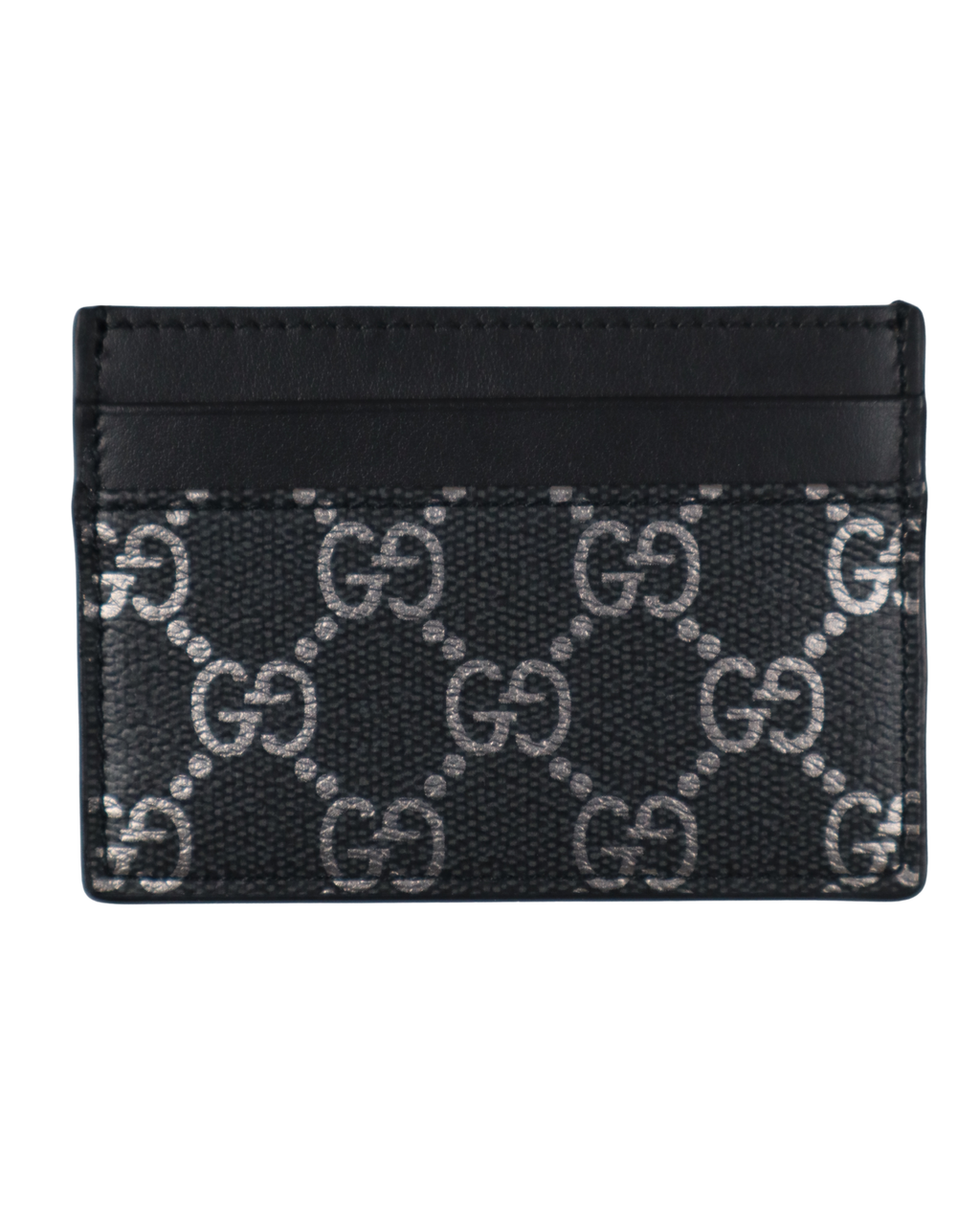 Porte-cartes Gucci cuir noir